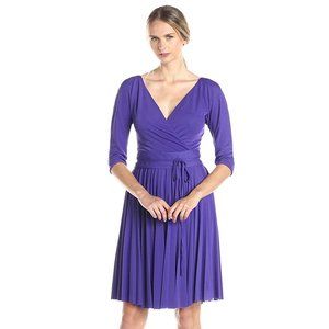 BCBG Cruz mid-sleeve dress